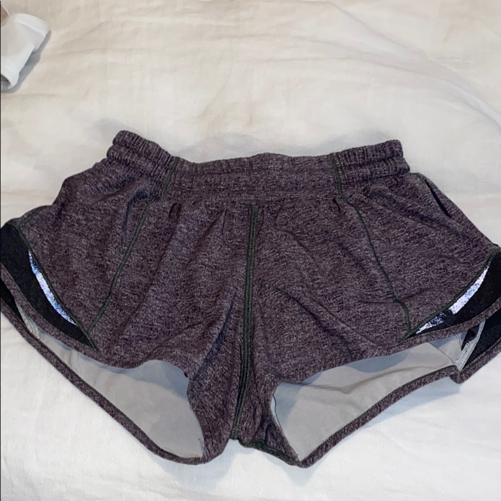Lululemon Grey Hotty Hot Shorts 2.5